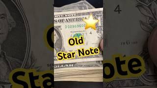 Old Star Note Dollar Bill Found At Bank! #youtubeshorts #star note #dollar #star