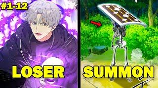 [1-12] This Necromancer Can Only Summon Weak Skeletons! | Manhwa Recap