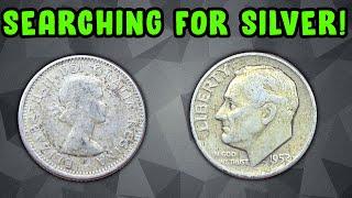 I HUNTED 20,000 DIMES FOR SILVER!!! - (COIN ROLL HUNTING)