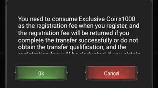 Clash of kings : How to register for kingdom transfer (quick walk thru)