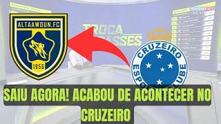 SAIU AGORA! ACABOU DE ACONTECER MO CRUZEIRO!