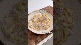 Bacon cream pasta! #creampasta #pastarecipe #pasta #pastalover #spaghetti #carbonara