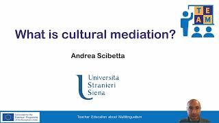 1.3 What is cultural mediation?