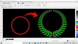 Coreldraw Tutorial - Best Logo Design | 3D Leafs Logo Design in Coreldraw