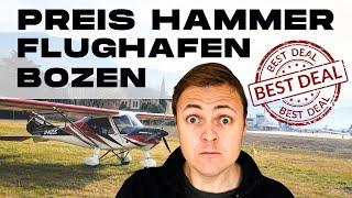 Flug nach Bozen mit dem Ultraleichtflugzeug C42 über die Alpen.