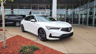 2023 Acura Integra A-Spec+Tech  6MT in Platinum White Pearl with Red Interior: Walkthrough Tutorial