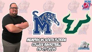 Memphis vs South Florida 3/7/25 Free College Basketball Picks and Predictions | NCAAB Pick