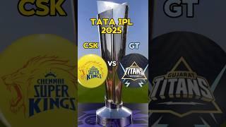 Csk vs Gt in ipl 2025 Comparison | #shorts