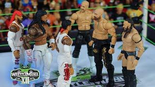 The Bloodline vs Blackpool Combat Club WWE Action Figure Match!