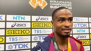 Quincy Hall Places Third In 400m At World Champs