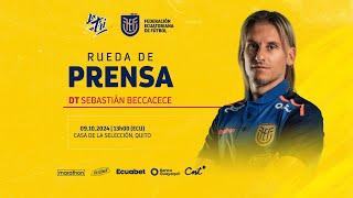 EN VIVO | Rueda de Prensa - Sebastián Beccacece, Director Técnico de La Tri