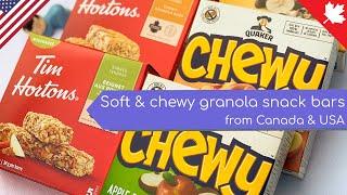 Soft & Chewy granola snack bars (from Canada & USA)