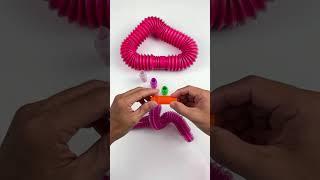 Creation and Crunchy DIY POP-ASMR #diy #satisfyingvideos #relaxing #creative #oddasmr #poptubesounds