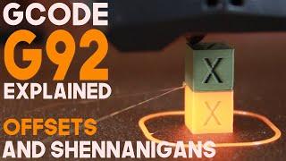 What is the G92 Command? And why do you need to know it for 3d printing? GCode Tutorials Episode 1