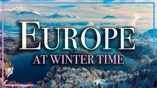 WINTER IN EUROPE ️ Magical white winter scenics in the most amazing places! RELAXING MUSIC 