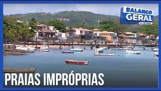 Praias da Região dos Lagos (RJ) estão impróprias para banho