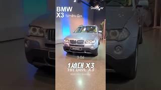 BMW 콤팩트 SUV X3..1세대~4세대 디자인 어떻게 달라졌나?