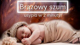 Brązowy szum usypia maluchy w 2 minuty - Brown noise brzmi jak fale oceanu - Usypia niemowlę