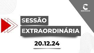 Sessão Extraordinária | 20/12/2024