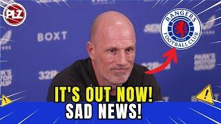 THE NEWS NO ONE WANTED TO HEAR! IT JUST HAPPENED! RANGERS FC