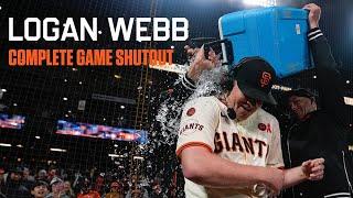 Logan Webb Goes the Distance in Complete Game Shutout vs. A's | San Francisco Giants Highlights