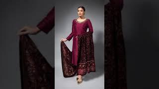 velvet shawls | velvet shawls with plain suits | bridal velvet shawl | #bareeze #subscribe #winter