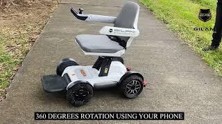 All Terrain Electric Wheelchair Scooter Auto Folding with Smart App Control - Gilani Engineering