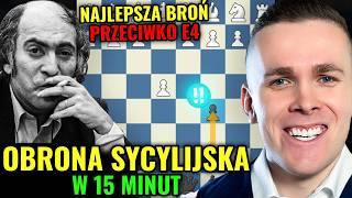 OBRONA SYCYLIJSKA - Debiuty szachowe w 15 minut! Szachy Dla Początkujących | Michał Kanarkiewicz