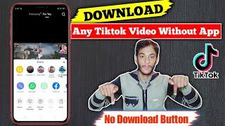 How To Download Tiktok Videos on gallery | tiktok video kaise download kare 2023