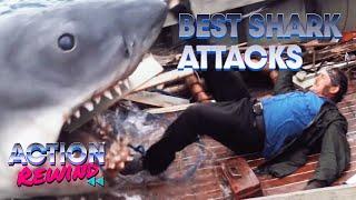 Jaws But It's Just The Shark Attacks | Action Rewind