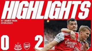 HIGHLIGHTS | Newcastle United v Arsenal (0-2) | Odegaard, Schar (OG)