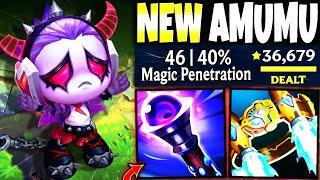 This New Heartthrob Amumu Skin LOOKS OP with My AP Pen Season 13 Build  LoL Top Amumu s13 Gameplay