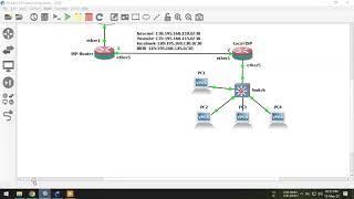 LAB-1. ISP and Local-ISP connectivity on mikrotik