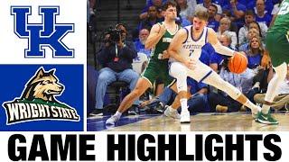 #23 Kentucky vs Wright State Christi Highlights | NCAA Men's Basketball | 2024 College Basketball