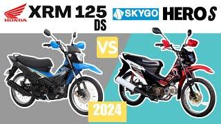 Honda XRM 125 DS vs Skygo Hero S | Side by Side Comparison | Specs & Price | 2024 Philippines