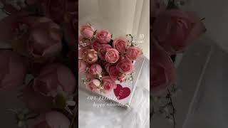 happy whiteday flowerbox #꽃집브이로그 #꽃집창업 #꽃다발만들기 #꽃집일상 #브이로그 #꽃다발포장 #화이트데이 #여자친구선물
