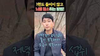 1원도 들이지 않고 뇌를 청소하는 가장 쉬운 방법!