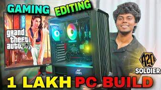 ரூ.1 லட்சம் -worth of GAMING and EDITING PC Build in Tamil by @A2DChannel soldier - Pocket Toon