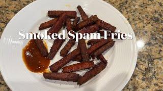 Spam Fries (smoked bbq style)!!