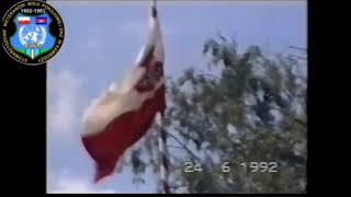 "Jeszcze Polska nie zginęła" Poland Is Not Yet Lost - Poland National Anthem (24.06.1992 | UNTAC)