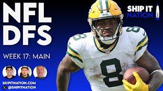 NFL Week 17 Main Slate | December 29, 2024 | DraftKings & FanDuel DFS Picks, Plays and Process