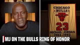 Michael Jordan reacts to making the Bulls' Ring of Honor | NBA on ESPN