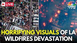 USA LIVE: Aerial Views of California Wildfires Burning Across Southern California Surrounding | N18G