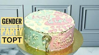 БАЛА ЖЫНЫСЫН АНЫҚТАЙТЫН ТОРТ. ГЕНДЕРНЫЙ ТОРТ. GENDER PARTY CAKE.ГЕНДЕР ПАТИ.