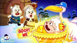 Princess Is Adopted by Poor Family Since Birth | Rich vs Poor Cartoon for Kids | Bearee Kids Show
