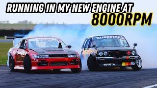 DEFINITELY NOT how you RUN IN A NEW ENGINE! I'm back competing again, Drifting SA Round 3.