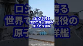 ロシアが誇る世界で唯一現役の原子力巡洋艦【キーロフ】 #ミリタリー #ミリタリー図鑑 #軍 #自衛隊 #ロシア #ロシア軍