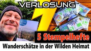 Verlosung: 5 Stempelhefte "Wanderschätze in der Wilden Heimat" mit Stempelkissen (Gewinnspiel)