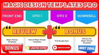 Magic Design Templates Pro Review  Thousands Of Premium Canva Templates With PLR 