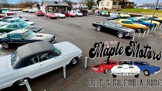 Classic Muscle Car Inventory 12/9/24 Maple Motors Hotrods ForSale Deals  Rides NEW American Lot Walk